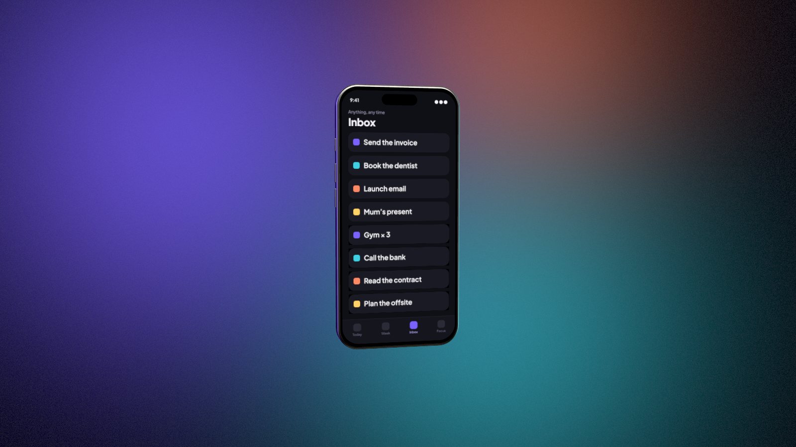 App — La bandeja, llena