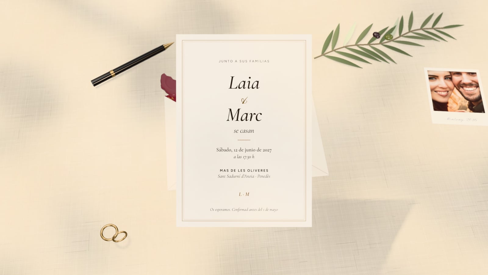 Wedding — The card