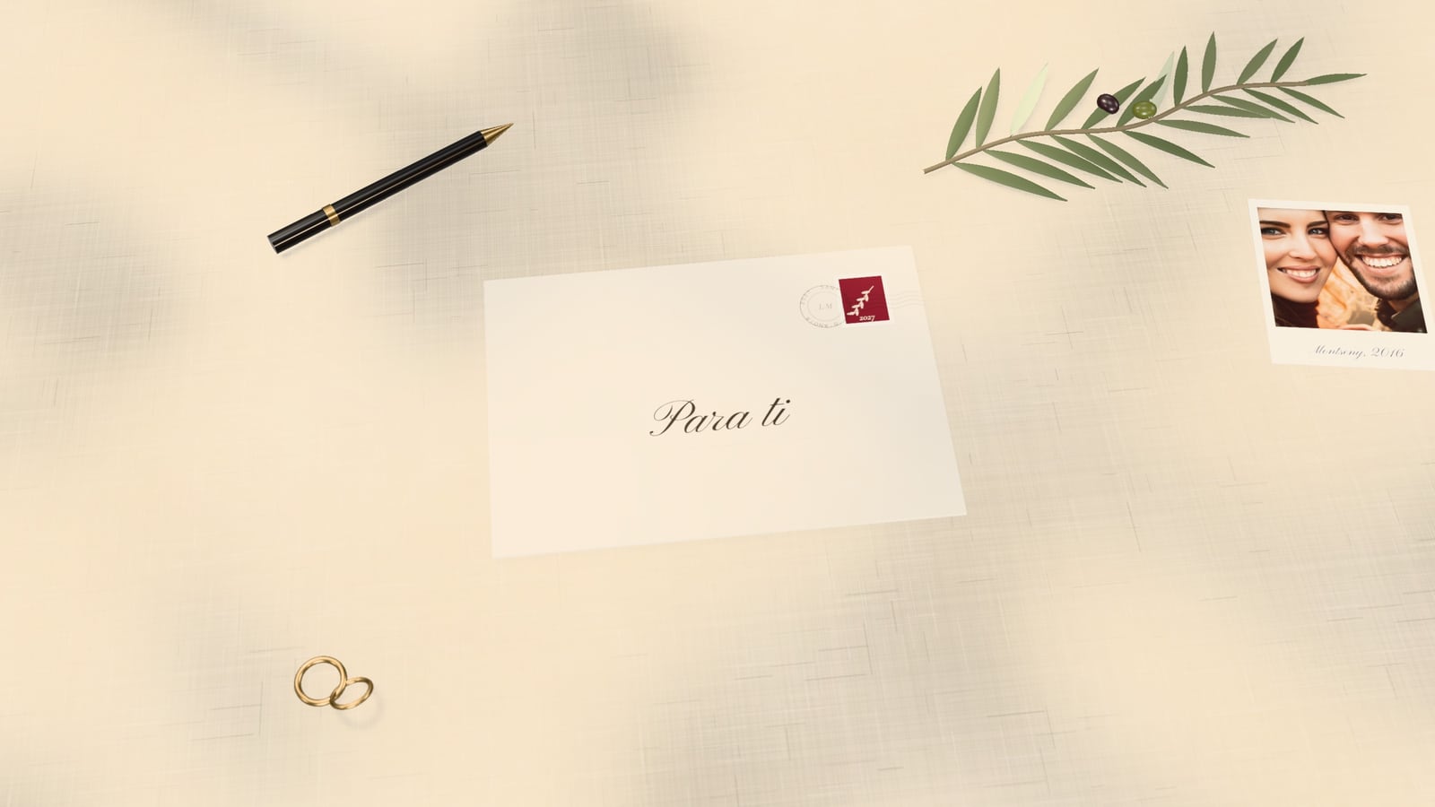 Wedding — The letter