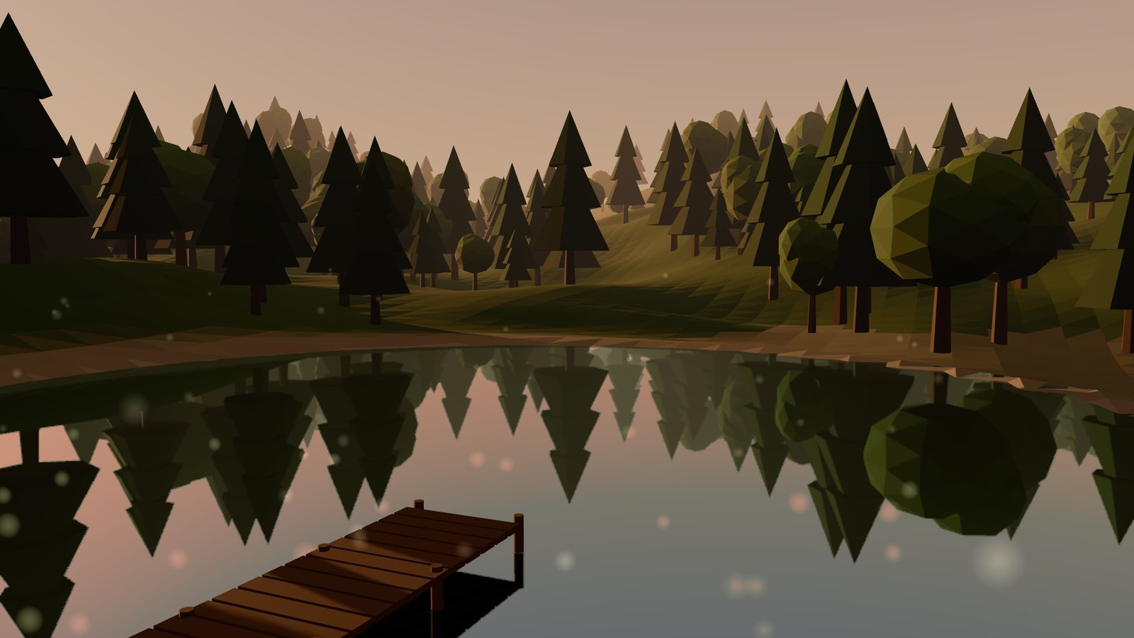 Forest — Golden hour